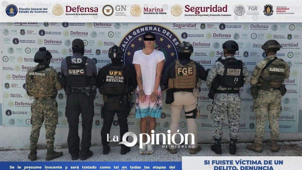 Detienen en Guerrero a alias Palma, presunto integrante del CJNG
