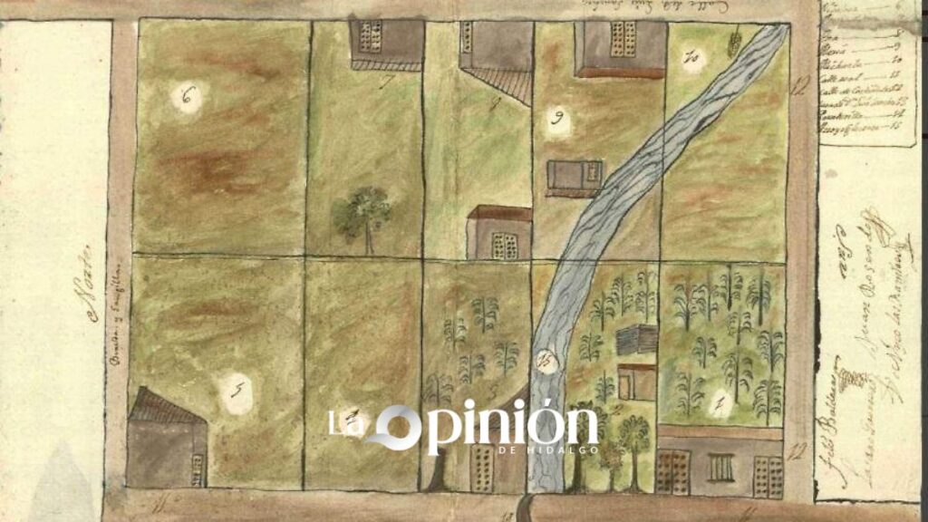 Mapa de 1739 revela calles desaparecidas y solares en Tepeji del Río
