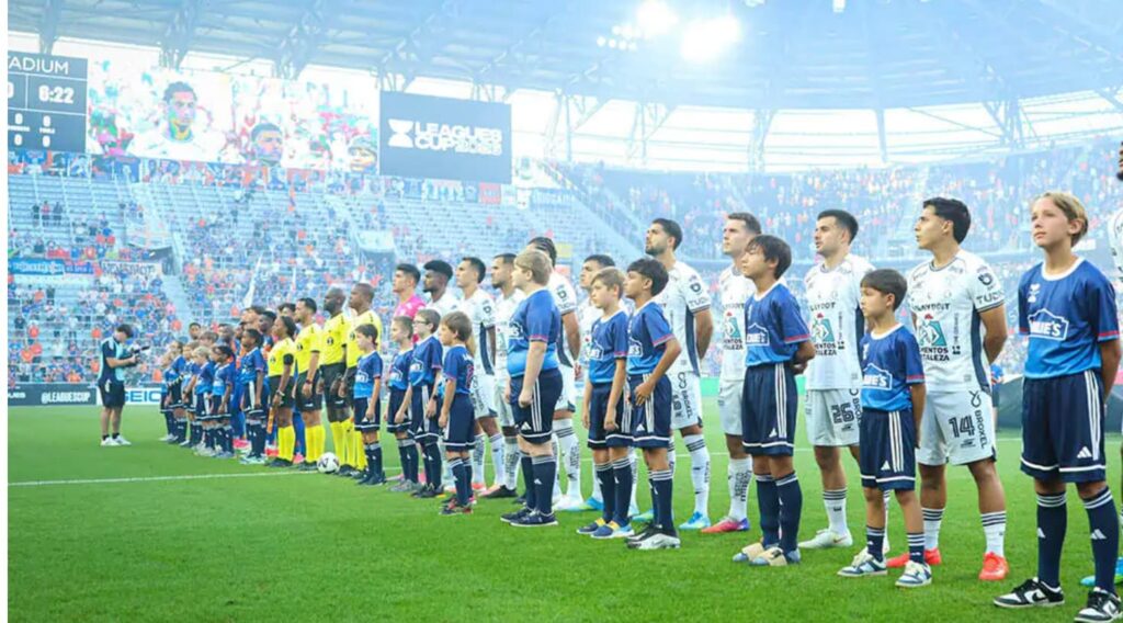 Estadio Hidalgo durante partido del Pachuca, equipo busca recomponer rumbo ante Columbus Crew