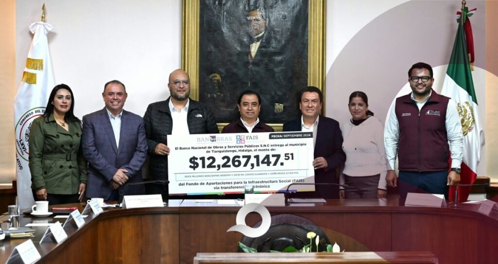 Congreso de Hidalgo aprueba financiamiento de Banobras a Tianguistengo