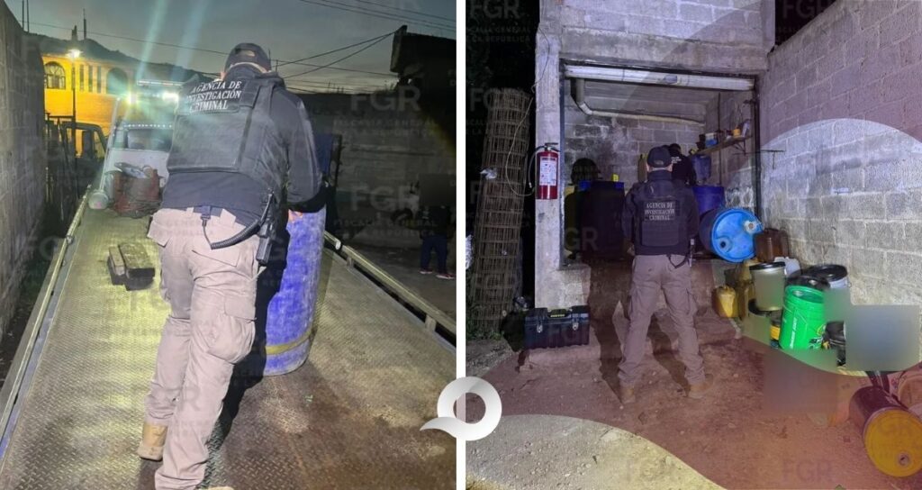 FGR asegura mil 500 litros de hidrocarburo en Tenango de Doria