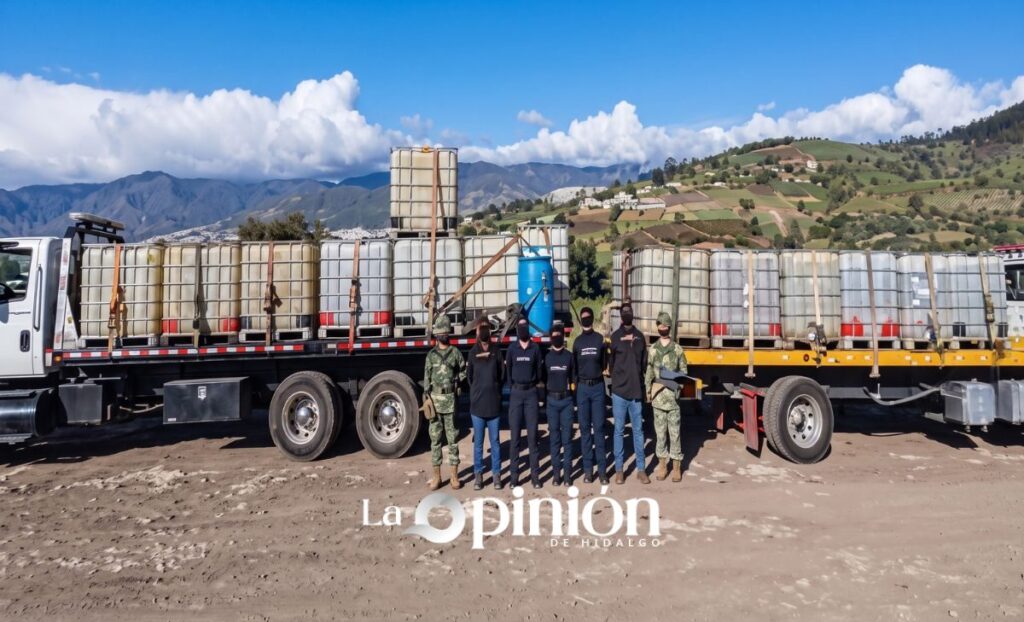 Incautan 20 mil litros de combustible ilícito en Pachuca