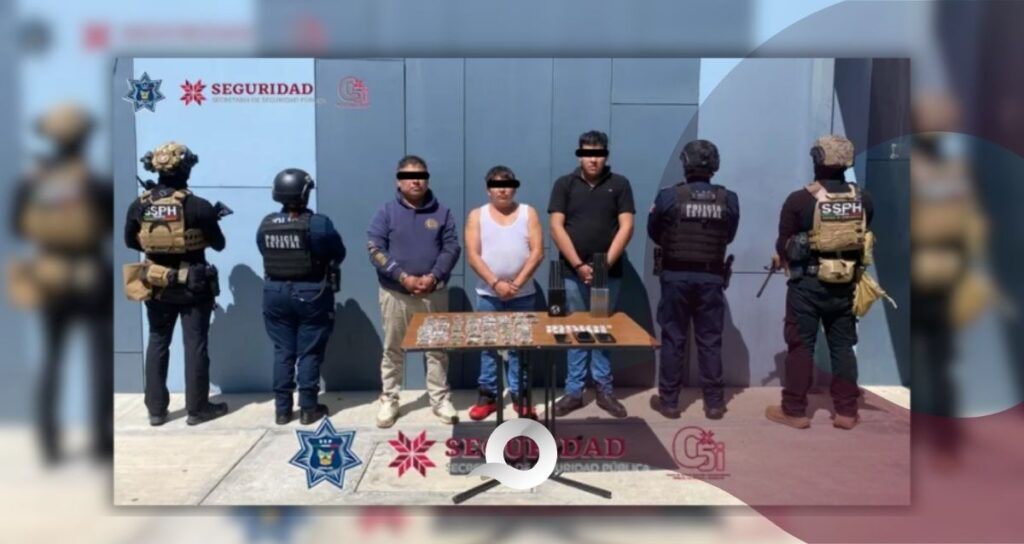 Recuperan tractocamión robado en Hidalgo; hay tres detenidos