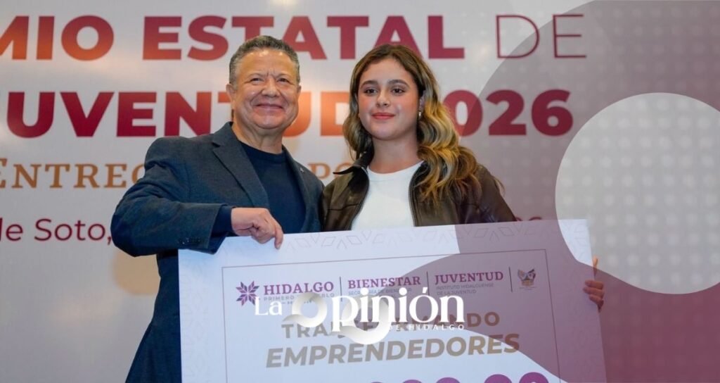 Premio Estatal de la Juventud 2026: reconocen a 18 jóvenes de Hidalgo